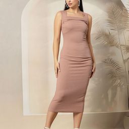 aayu Bodycon Midi Dress-image-99