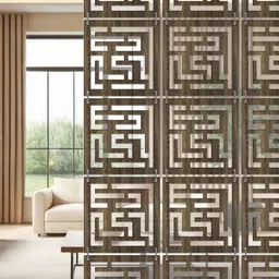 RANDOM Brown Geometric Window Blinds-image-57