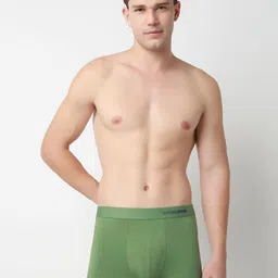 UnderJeans by Spykar Mid-Rise Short Trunk UJNPTS044LTOLIVE-26