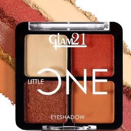 GLAM21 Set Of 2 Little One 4-In-1 Eyeshadow Palette-Pool Party & BB Foundation- Honey Drop image 5