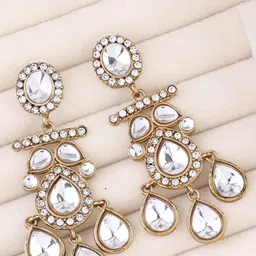 SHONA'S STYLE Teardrop Shaped Drop Earrings-33