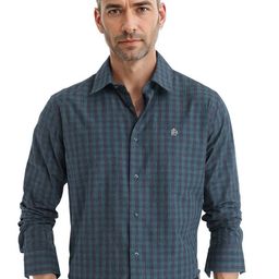 RARE RABBIT Men Comfort Opaque Checked Casual Shirt-image-90