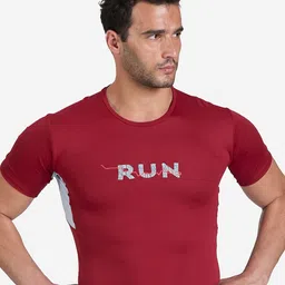 Kalenji By Decathlon Printed running tshirt for men- run dry-image-20