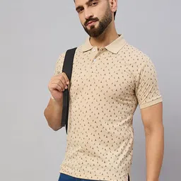RISS Men Conversational Printed Polo Collar T-shirt-image-68