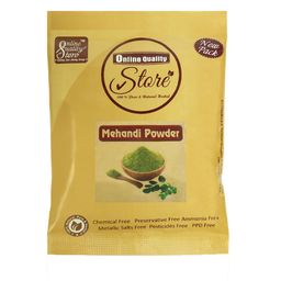 Online Quality Store Set Of 2 Indigo & Mehendi Powder - 50 g Each image 3