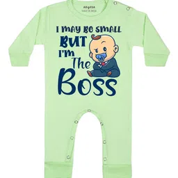 Arvesa I may Be Small But I am Boss Printed Bodysuit-image-83