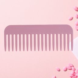Basicare Wide Teeth Hair Comb- Pink-54