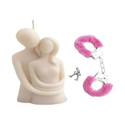 PROKART White & Pink 2 pieces Pillar Candle-image-49