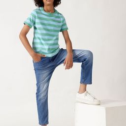 One Friday Boys Striped Pockets T-shirt-42