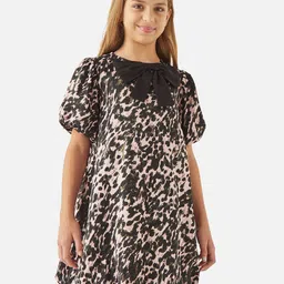 Juniors by Babyshop Print A-Line Short Dress-image-64