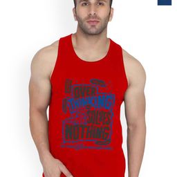 SLOWLORIS Pack of 2 Men Printed Bio-Wash Combed Cotton Innerwear Vests-picture-16