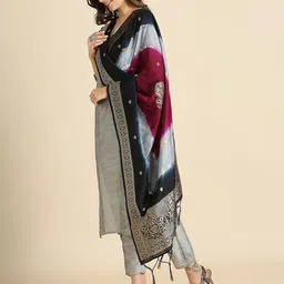 Dupatta Bazaar Ethnic Motifs Woven Design Dupatta-32