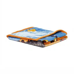 Monte Carlo Orange & Black Cartoon Characters Mild Winter 600 GSM Single Bed Blanket-image-69