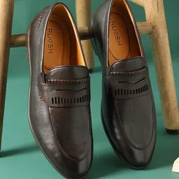 Ruosh Men Leather Formal Slip-ons-image-75
