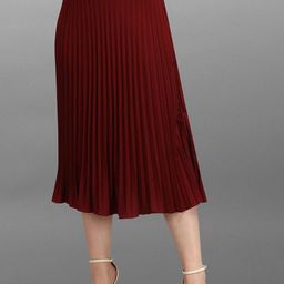 CORSICA A-Line Midi Pleated Skirt-picture-40