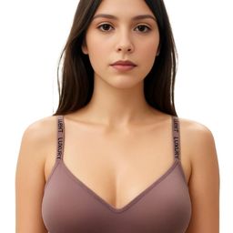 Blush Lado Mauve Non-Wired Lightly Padded Seamless Everyday Bra-image-92