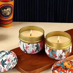 Parkash Candles White & Red 2 pieces Tea Light Candle-29