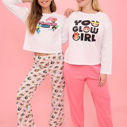 Trendyol Women Pack Of 2 Printed Pure Cotton Night suit-image-43
