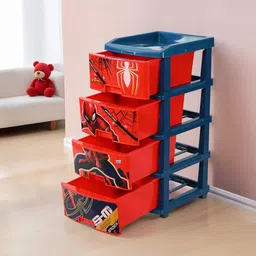 Kuber Industries Red 4Layer Drawer Storage Organiser image 1