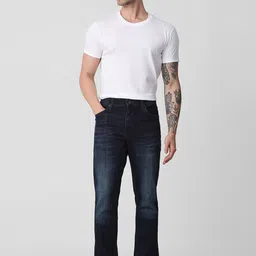 Mufti Men Straight Fit Light Fade Stretchable Jeans-picture-17