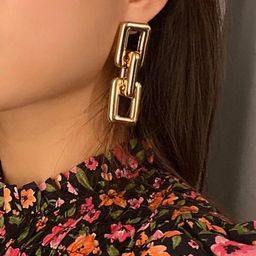 TheVineGirl Gold-Plated Alloy Drop Earrings-image-16
