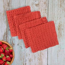 Cotton Candy Set of 4 Textured Table Napkins-16