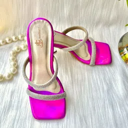 Insolito22 Striped Block Peep Toes-18