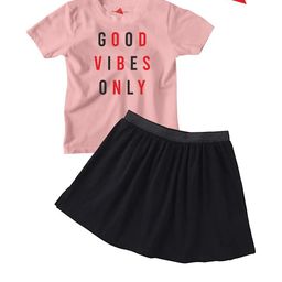 TRIANGLETEES Girls T-shirt with Skirt-image-121