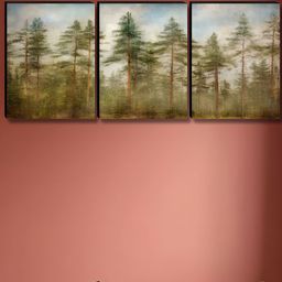 Myntra Elegant Homes Blue & Green 3 Pieces Floral & Botanical Wall Art-image-99