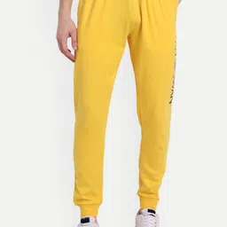 AMSWAN Men Printed Cotton Mid-Rise Joggers-image-67