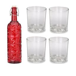 SOMIL Red Glass Airtight Can Bottle-image-83