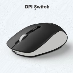 ZEBRONICS Jaguar Wireless Optical Mouse Wireless Mouse, High Precision, 4 Buttons, Plug & Play Ambidextrous image 3