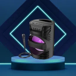 GUGGU DJ Box Speaker with FM Radio, Mic & USB Pen Drive 5W Bluetooth SpeakerXV143 5 W Bluetooth Party Speaker-image-8