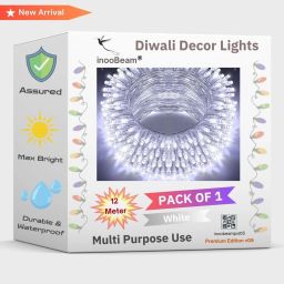 44 LEDs 12 m White Steady String Rice Lights-image-19