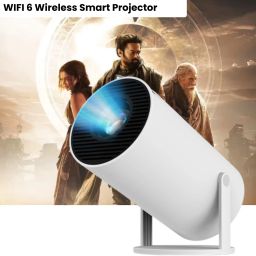 SACRO Smart Projector for Home 4K Support Rotabable Design withApp Netflix,YouTubeZ259 (4500 lm / 1 Speaker / Wireless / Remote Controller) Portable Projector-image-24
