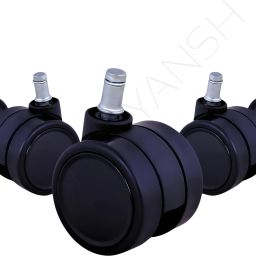Heavy-Duty Office Chair Wheels: Noise-Free, Smooth Gliding, Universal Fit, Swivel Furniture Caster-image-60