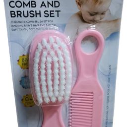 Newborn Baby Soft Bristle Hairbrush & Comb Set, HairCare for Babies & Infants-image-95