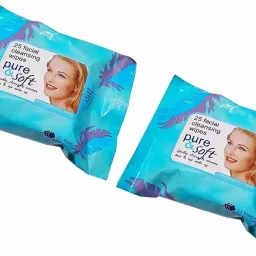 soft facial tissue Makeup Remover Tissue Paper Cleaning Wipes Pack Of 2-image-62