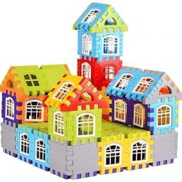Building Blocks for Kids,House Building Blocks with Windows, Block Game-14