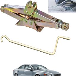 Universal Sleek Golden Finish Scissor Jack With Rod For Vehicle-164 Vehicle Jack-image-56