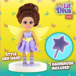 6" - Pixie Fairy Aurora|Pretend Play Doll with Accessories|Toy Doll 3+ Years-image-51