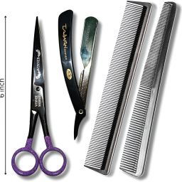 Winner 6" Scissor, Taiwan Shaver, Barber Comb, For Salon Men & Women Scissors-image-55