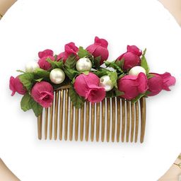 Hair Flare Women Embellished Comb Pin-image-65