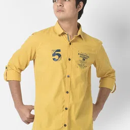 Crimsoune Club Boys Printed Cotton Casual Shirt-image-43