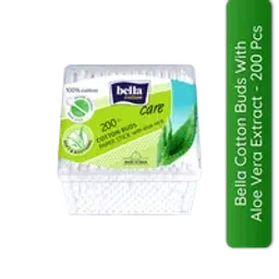 Bella Cotton Buds with Paper Stick, Soft and Gentle, 100% Cotton, With Aloe Vera Extract-picture-0