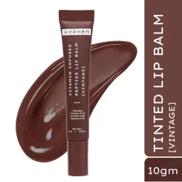 Hyphen Tinted Lip Balm- Vintage, 1% Vit E, 2% Squalane & Peptides, Brightens, Moisturizes Dry Lips-picture-33