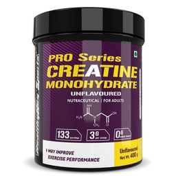 HealthyHey Sports Creatine Monohydrate,  Unflavoured  0.88 lb -18