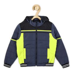 Allen Solly Junior Boys Colourblocked Open Front Jacket with Patchwork-picture-16