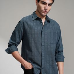 HIGHLANDER Men Comfort Checked Casual Shirt-image-55