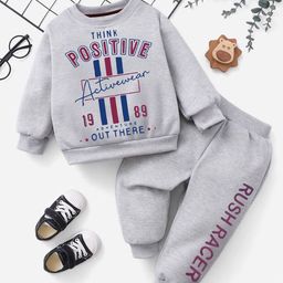 INDIA FASHION FAB Kids Printed Sweatshirt and Jogger Clothing Set-image-63